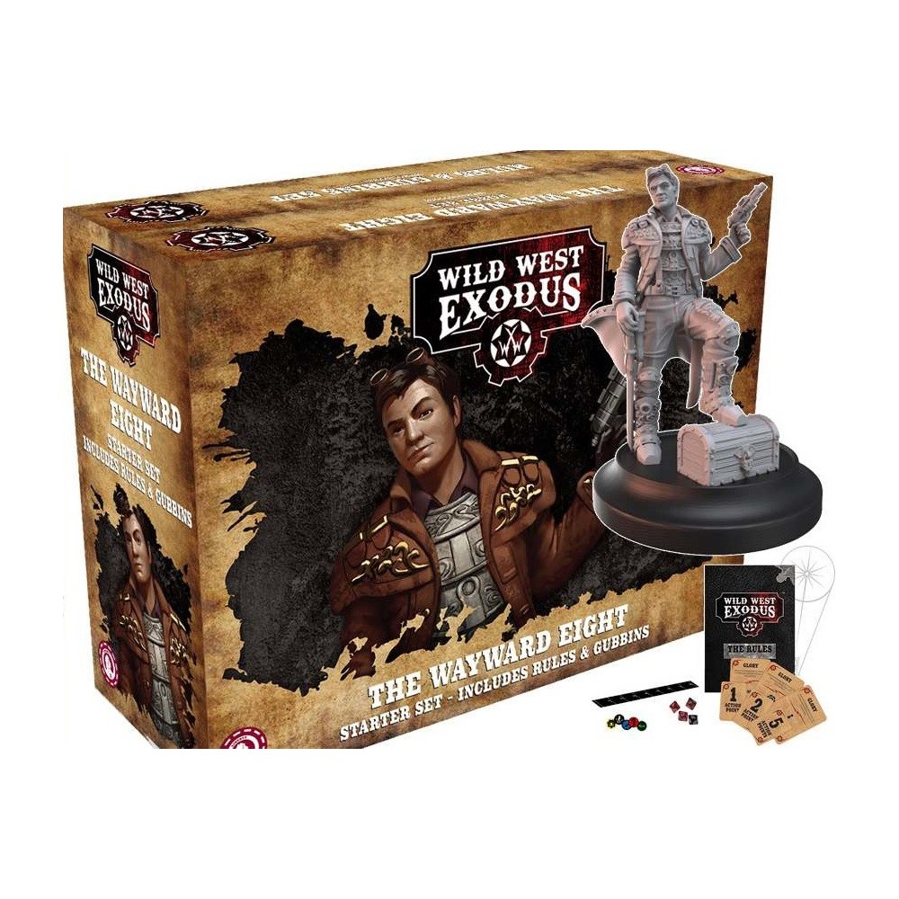 WARCRADLE STUDIOS WILD WEST EXODUS THE WAYWARD EIGHT STARTER SET RESIN MINIATURES