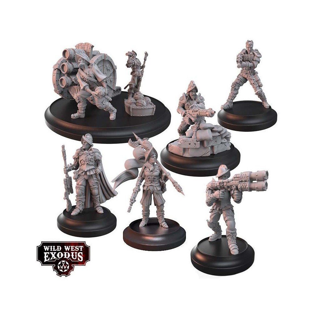 WILD WEST EXODUS THE CONQUISTADORES POSSE SET RESIN MINIATURES WARCRADLE STUDIOS
