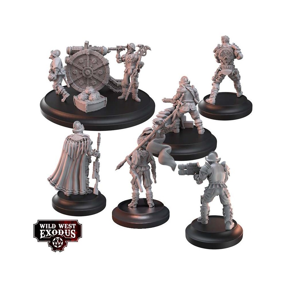 WILD WEST EXODUS THE CONQUISTADORES POSSE SET RESIN MINIATURES WARCRADLE STUDIOS