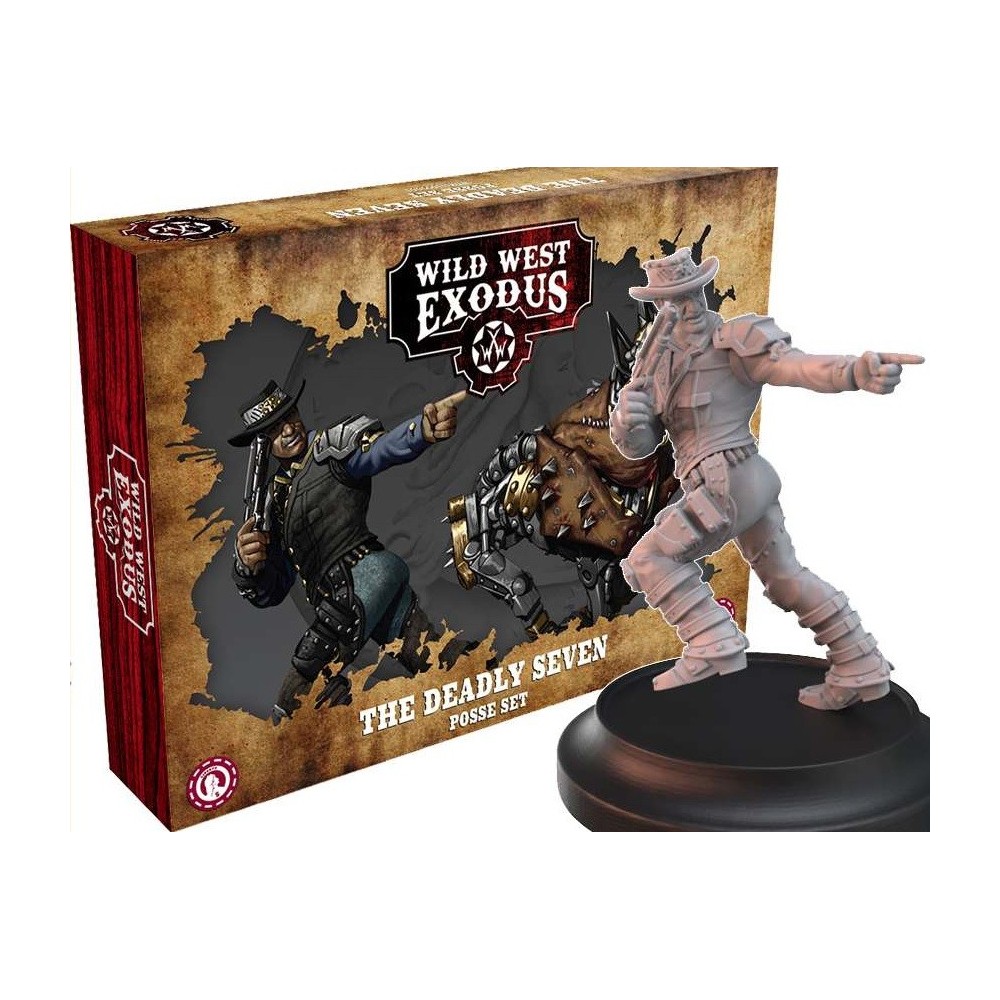 WILD WEST EXODUS THE DEADLY SEVEN POSSE SET RESIN MINIATURES WARCRADLE STUDIOS