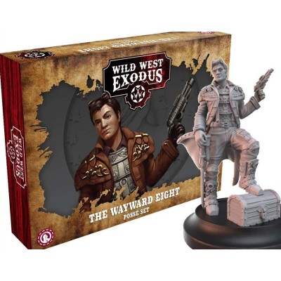 WARCRADLE STUDIOS WILD WEST EXODUS THE WAYWARD EIGHT POSSE SET RESIN MINIATURES