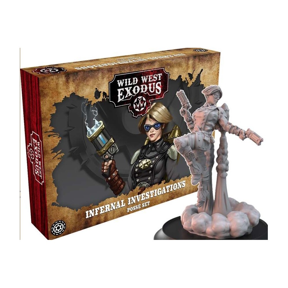 WARCRADLE STUDIOS WILD WEST EXODUS INFERNAL INVESTIGATIONS POSSE SET RESIN MINIATURES