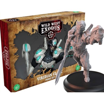 WARCRADLE STUDIOS WILD WEST EXODUS VIRIDIAN CLADE POSSE SET RESIN MINIATURES
