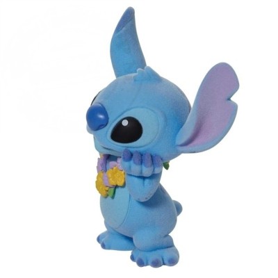 LILO AND STITCH FLOCKED STITCH STATUA FIGURE ENESCO