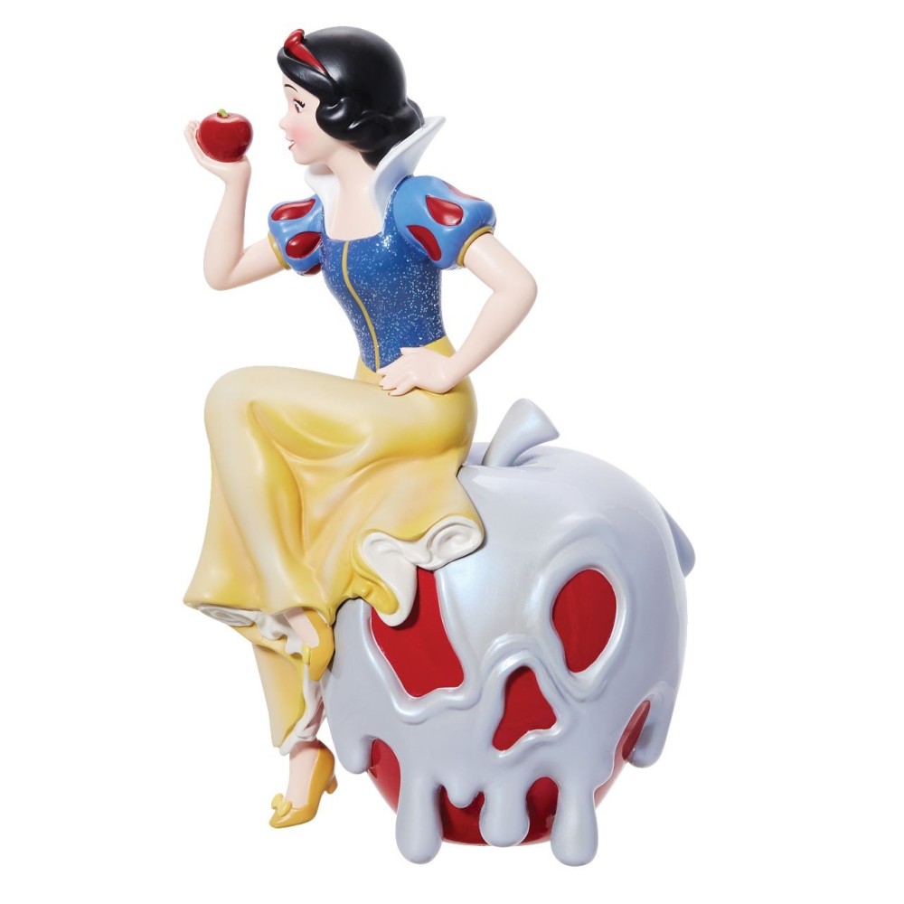 DISNEY 100 BIANCANEVE CON MELA AVVELENATA STATUA FIGURE ENESCO