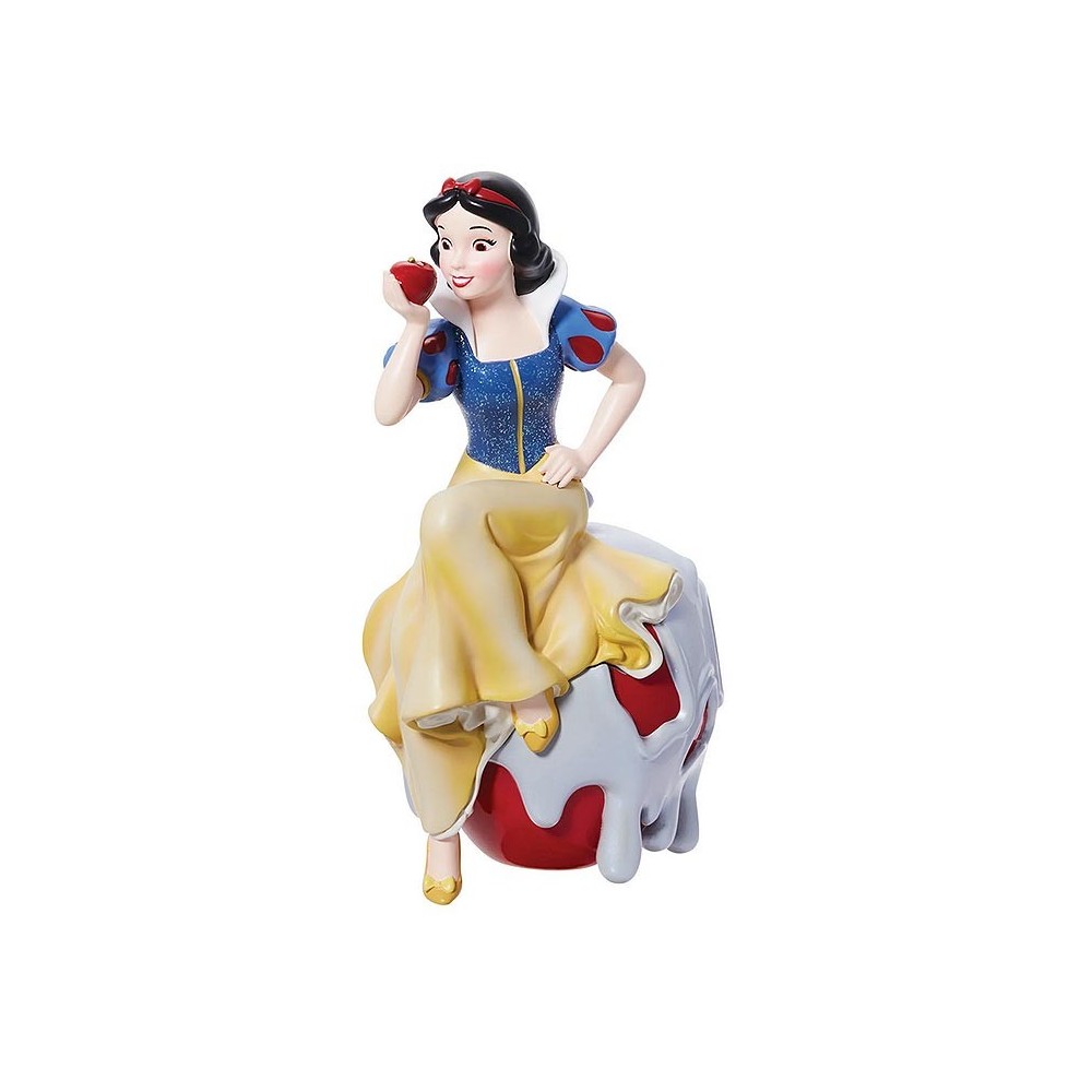 DISNEY 100 BIANCANEVE CON MELA AVVELENATA STATUA FIGURE ENESCO