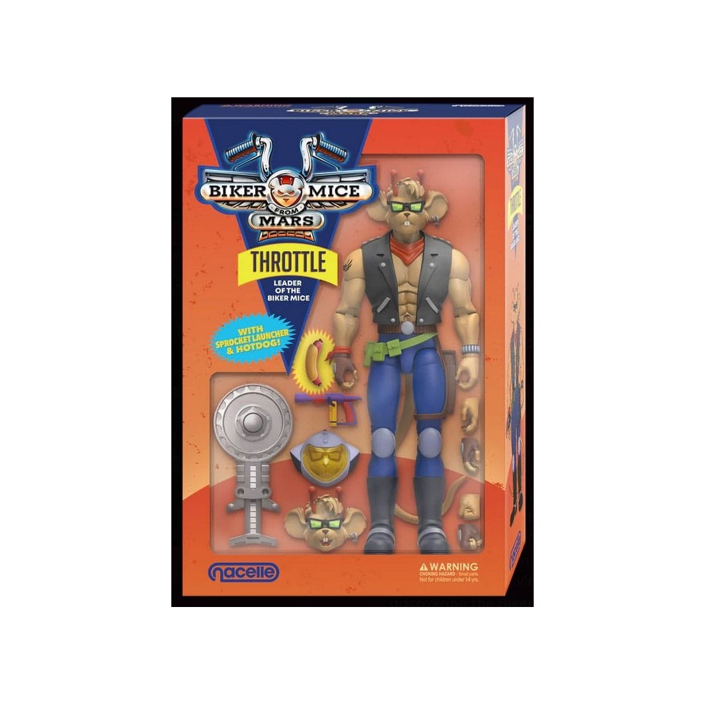 BIKER MICE FROM MARS THROTTLE (STERZO) ACTION FIGURE NACELLE