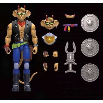 NACELLE BIKER MICE FROM MARS THROTTLE ACTION FIGURE