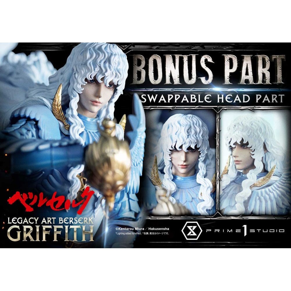 BERSERK LEGACY ART KENTARO MIURA GRIFFITH BONUS VERSION STATUA FIGURE PRIME 1 STUDIO