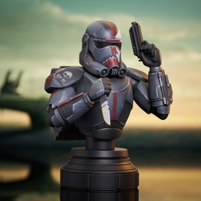 DIAMOND SELECT STAR WARS BAD BATCH HUNTER BUST STATUE FIGURE