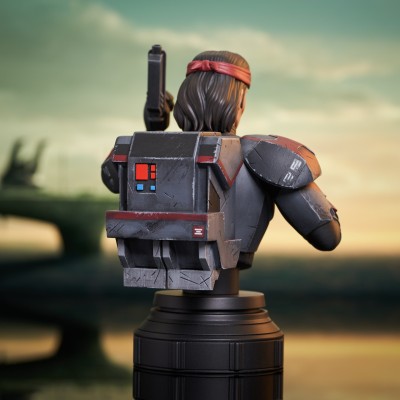 STAR WARS BAD BATCH HUNTER BUSTO STATUA FIGURE DIAMOND SELECT