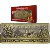 DUNGEONS AND DRAGONS THE CARTOON ROLLERCOASTER TICKET REPLICA FANATTIK