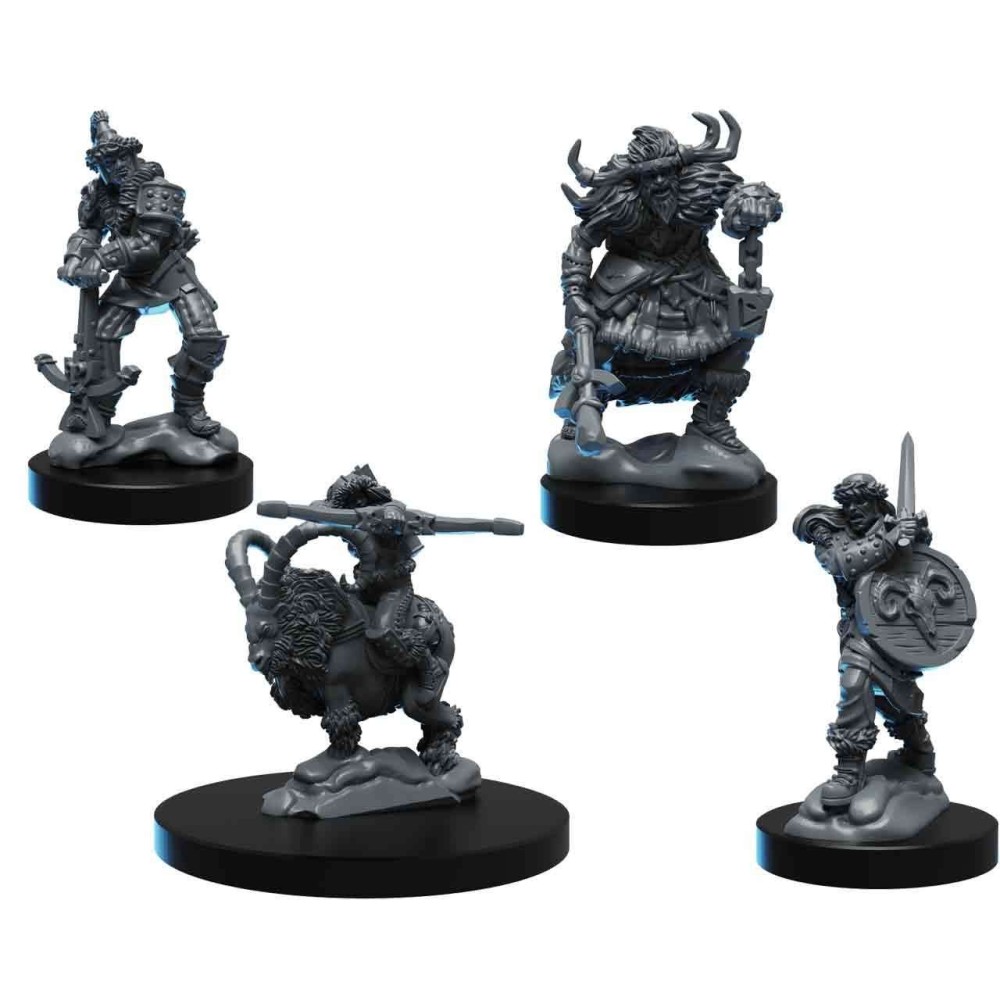 EPIC ENCOUNTERS CAMP OF THE BANDIT TWINS MINIATURES SET STEAMFORGED GAMES