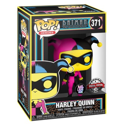 FUNKO FUNKO POP! BATMAN THE ANIMATED SERIES HARLEY QUINN BLACKLIGHT GLOW IN THE DARK FIGURE