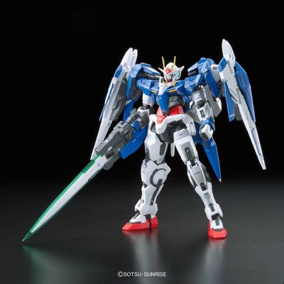BANDAI REAL GRADE RG GUNDAM 00 RAISER GN-0000 + GNR010 1/144 MODEL KIT FIGURE