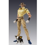 MEDICOS ENTERTAINMENT JOJO'S BIZARRE ADVENTURE CHOZOKADO JOSEPH JOESTAR AND IGGY ACTION FIGURE
