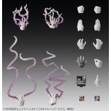 MEDICOS ENTERTAINMENT JOJO'S BIZARRE ADVENTURE CHOZOKADO JOSEPH JOESTAR AND IGGY ACTION FIGURE