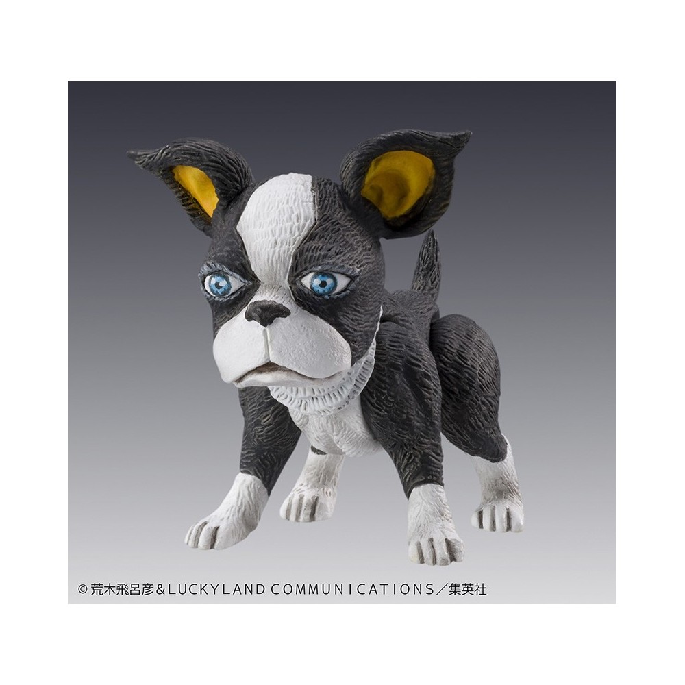 MEDICOS ENTERTAINMENT JOJO'S BIZARRE ADVENTURE CHOZOKADO JOSEPH JOESTAR AND IGGY ACTION FIGURE