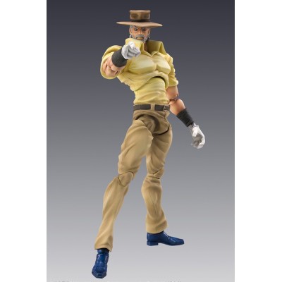 MEDICOS ENTERTAINMENT JOJO'S BIZARRE ADVENTURE CHOZOKADO JOSEPH JOESTAR AND IGGY ACTION FIGURE