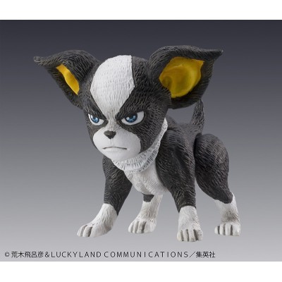 MEDICOS ENTERTAINMENT JOJO'S BIZARRE ADVENTURE CHOZOKADO JOSEPH JOESTAR AND IGGY ACTION FIGURE