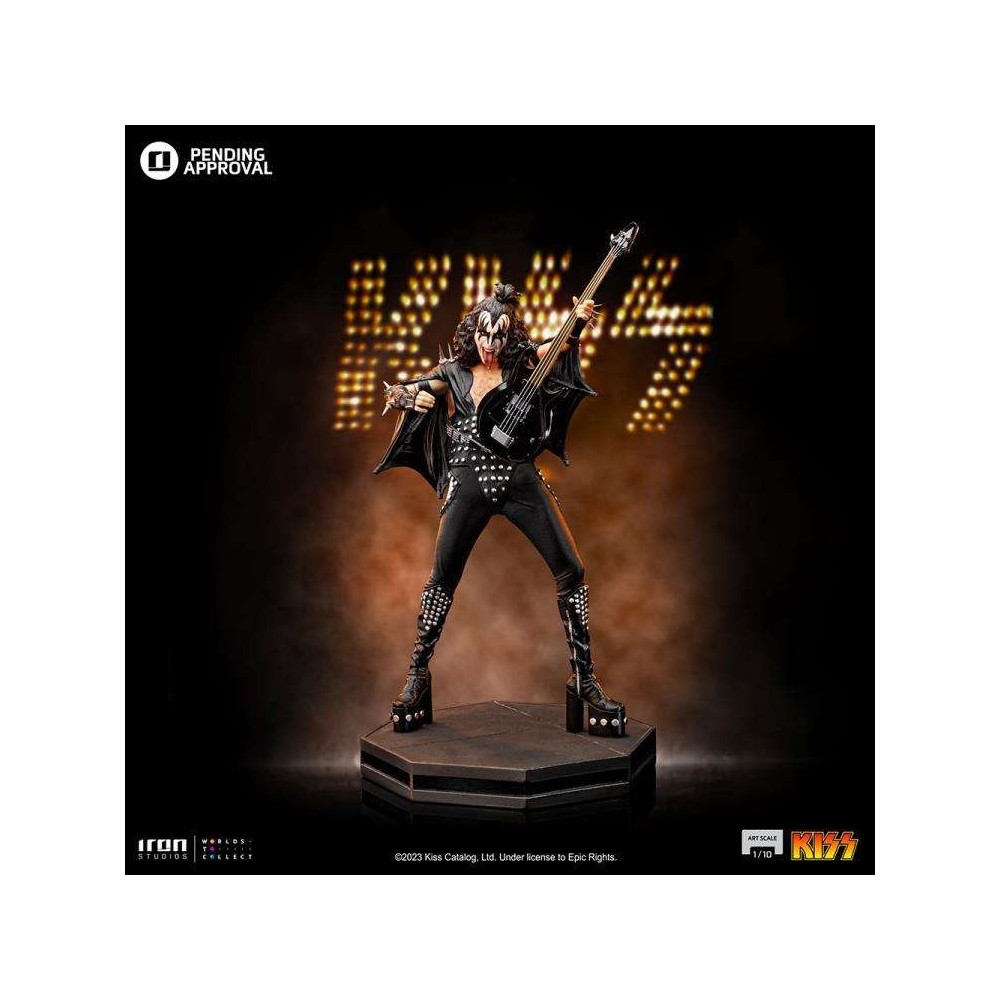IRON STUDIOS KISS GENE SIMMONS THE DEMON ART SCALE 1/10 STATUE FIGURE