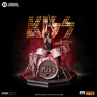 KISS PETER CRISS THE CATMAN ART SCALE 1/10 STATUA FIGURE IRON STUDIOS