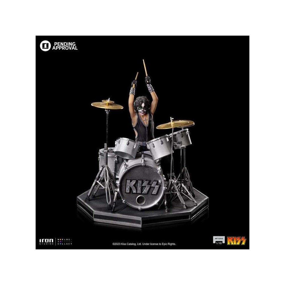 KISS PETER CRISS THE CATMAN ART SCALE 1/10 STATUA FIGURE IRON STUDIOS