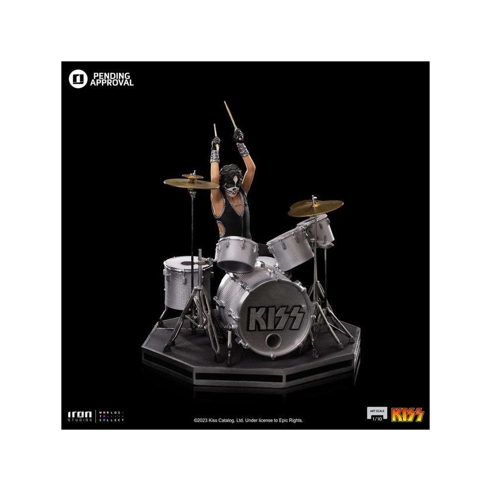 KISS PETER CRISS THE CATMAN ART SCALE 1/10 STATUA FIGURE IRON STUDIOS