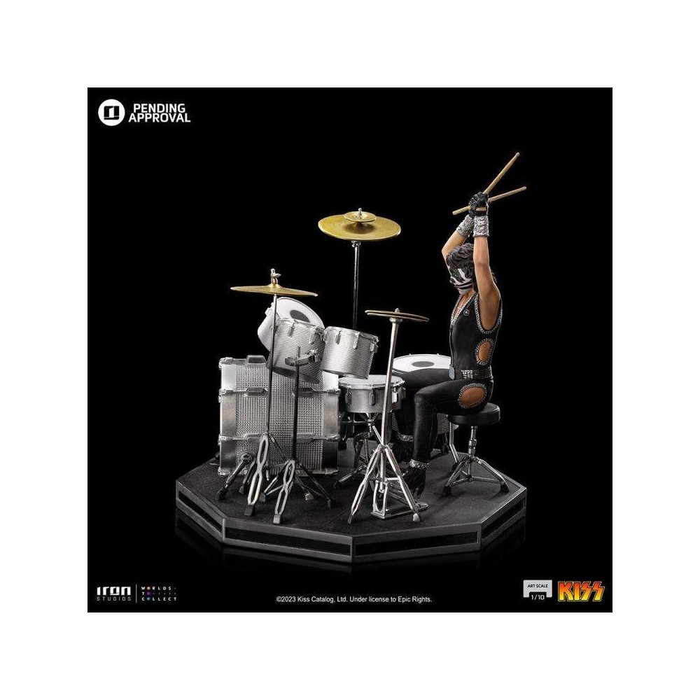 IRON STUDIOS KISS PETER CRISS THE CATMAN ART SCALE 1/10 STATUE FIGURE