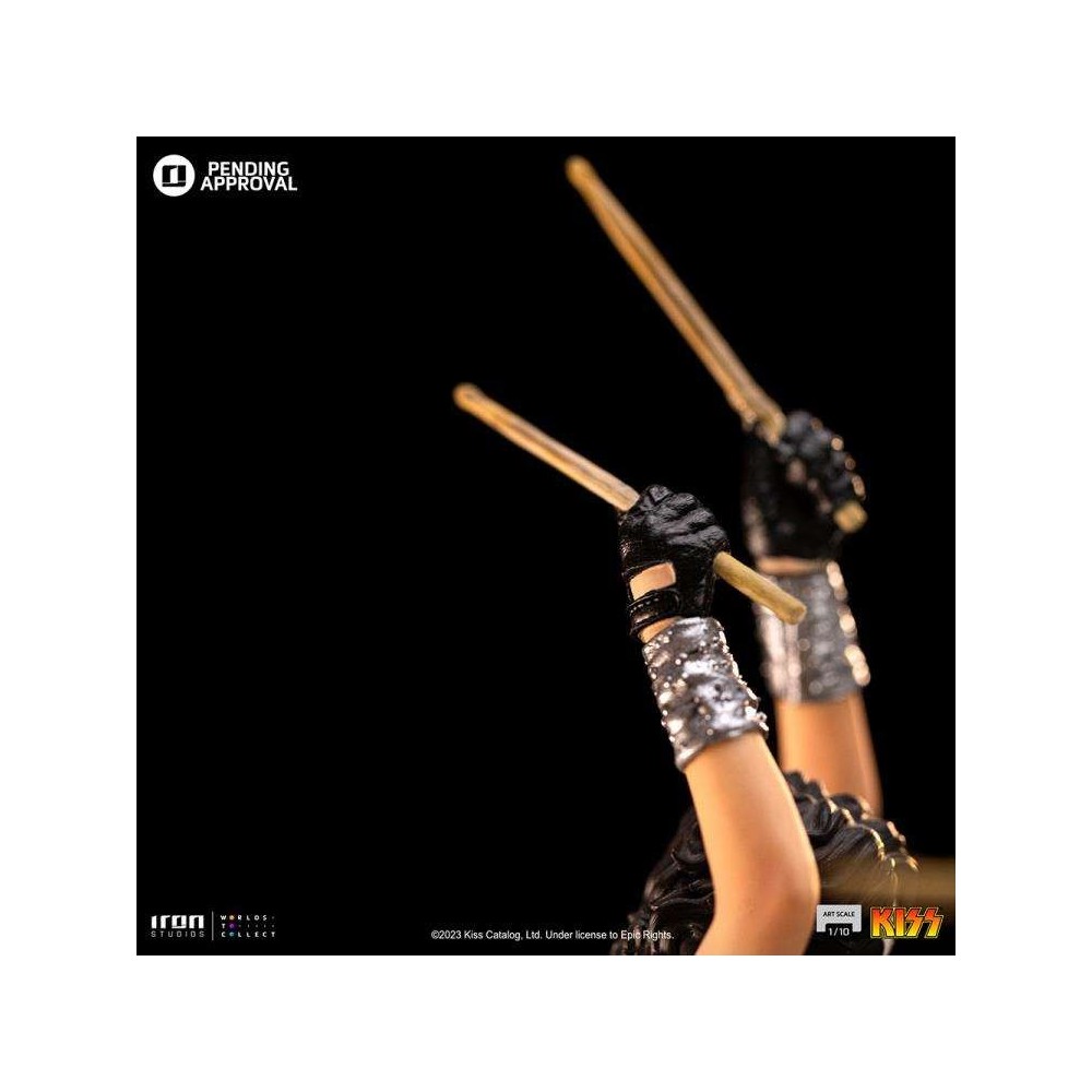 KISS PETER CRISS THE CATMAN ART SCALE 1/10 STATUA FIGURE IRON STUDIOS