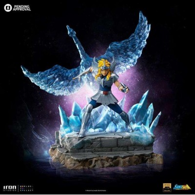 IRON STUDIOS SAINT SEIYA CYGNUS HYOGA ART SCALE DELUXE 1/10 STATUE FIGURE