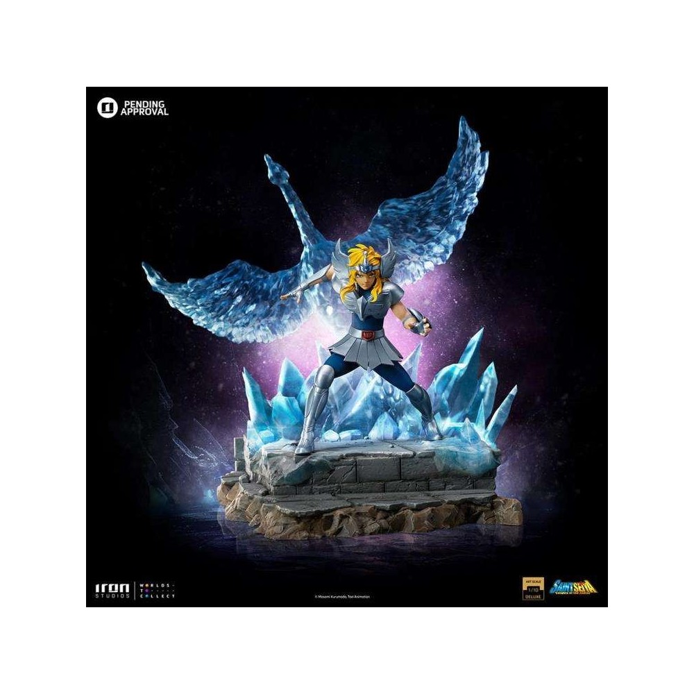 SAINT SEIYA CYGNUS HYOGA ART SCALE DELUXE 1/10 STATUA FIGURE IRON STUDIOS