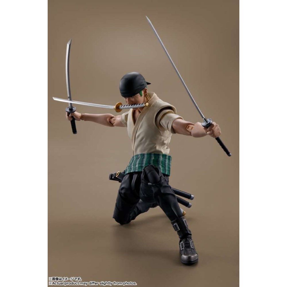 BANDAI ONE PIECE NETFLIX RORONOA ZORO S.H. FIGUARTS ACTION FIGURE