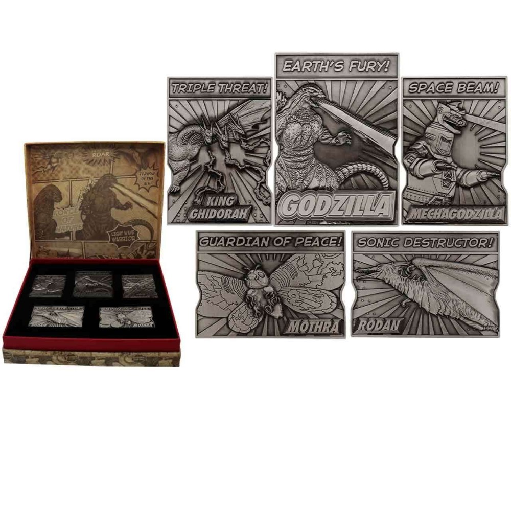 GODZILLA INGOTS SET 5X LINGOTTI DA COLLEZIONE FANATTIK