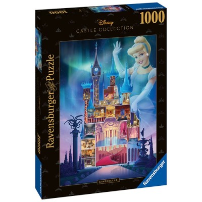 DISNEY CASTLE COLLECTION CENERENTOLA 1000 PEZZI JIGSAW PUZZLE 70x50cm RAVENSBURGER