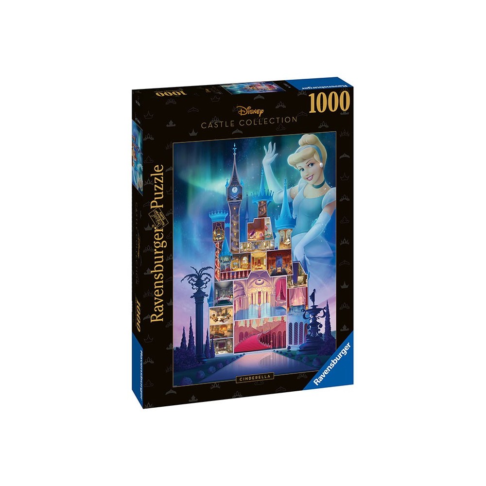 DISNEY CASTLE COLLECTION CENERENTOLA 1000 PEZZI JIGSAW PUZZLE 70x50cm RAVENSBURGER