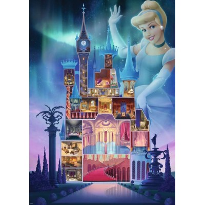 DISNEY CASTLE COLLECTION CENERENTOLA 1000 PEZZI JIGSAW PUZZLE 70x50cm RAVENSBURGER