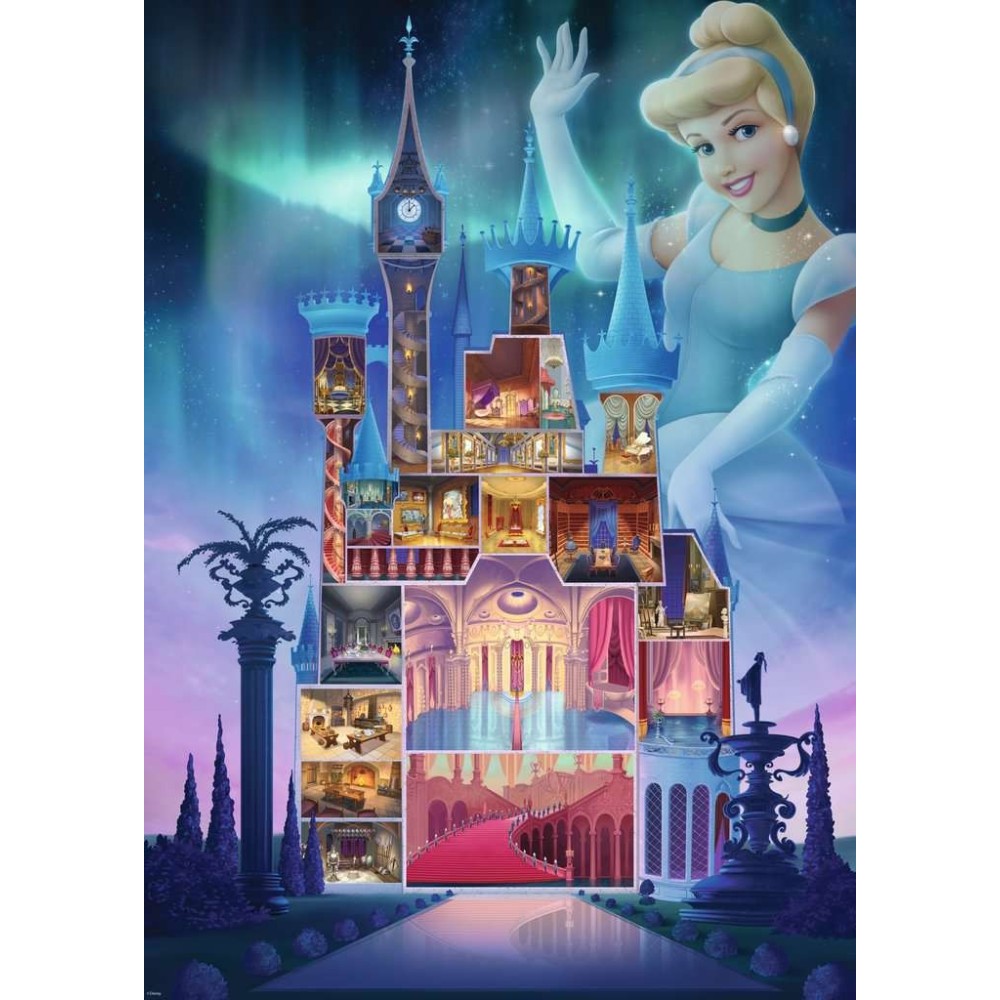RAVENSBURGER DISNEY CASTLE COLLECTION CINDERELLA 1000 PIECES JIGSAW PUZZLE 50x70cm