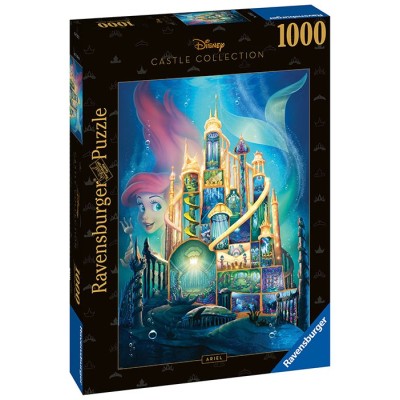 RAVENSBURGER DISNEY CASTLE COLLECTION ARIEL THE LITTLE MERMAID 1000 PIECES JIGSAW PUZZLE 50x70cm