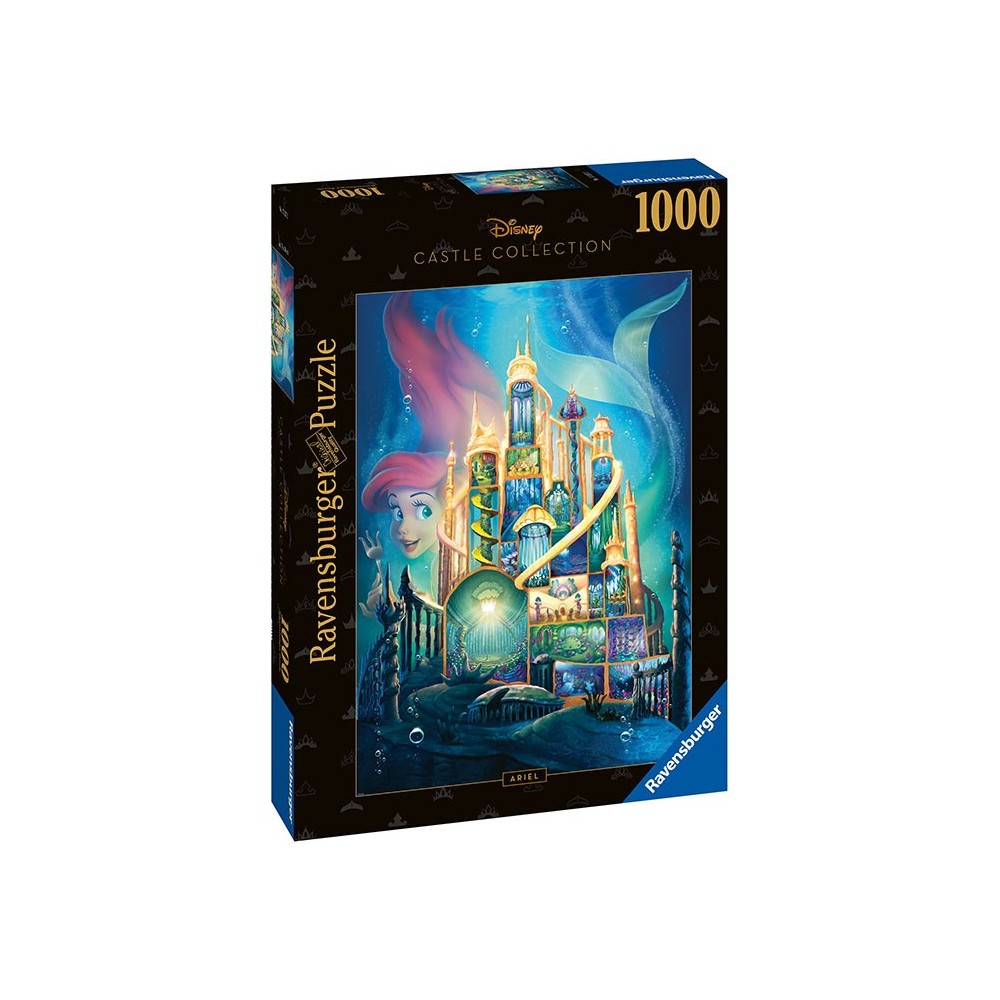 RAVENSBURGER DISNEY CASTLE COLLECTION ARIEL THE LITTLE MERMAID 1000 PIECES JIGSAW PUZZLE 50x70cm