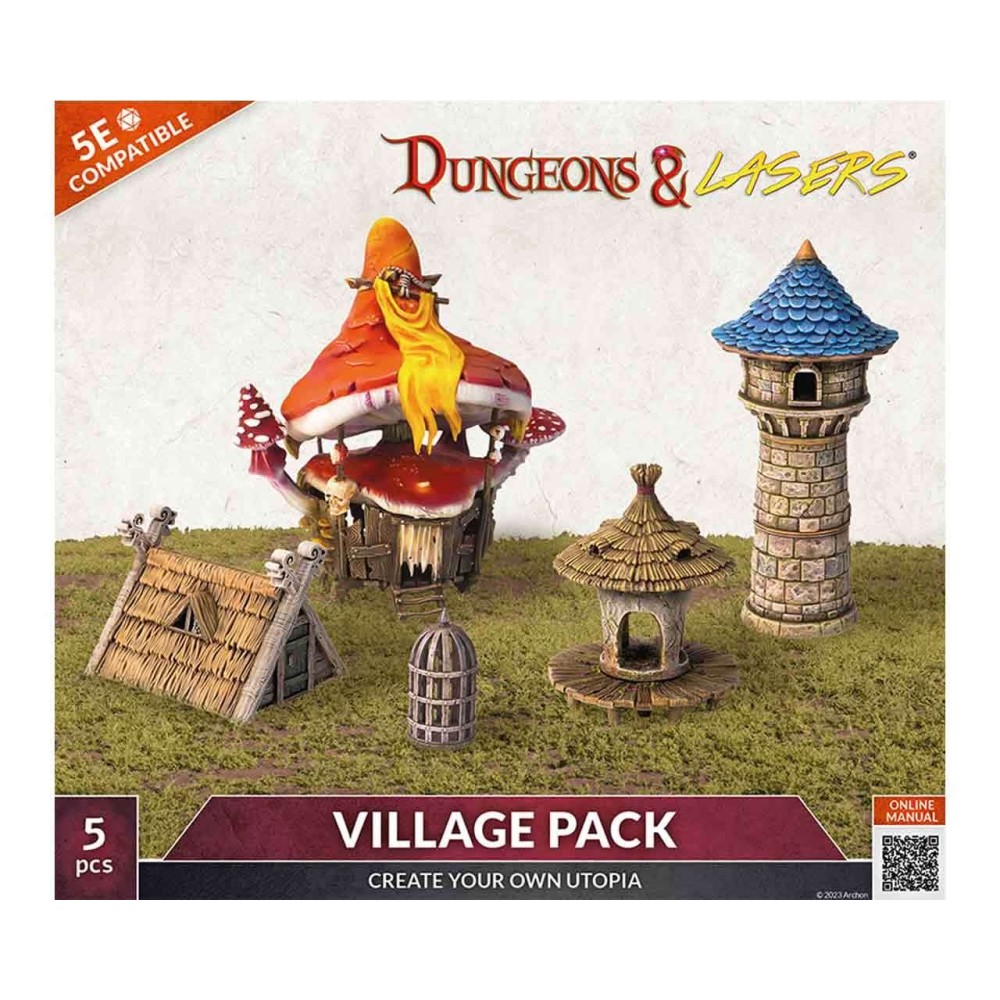 ARCHON STUDIO DUNGEONS AND LASERS VILLAGE PACK SCENARIO