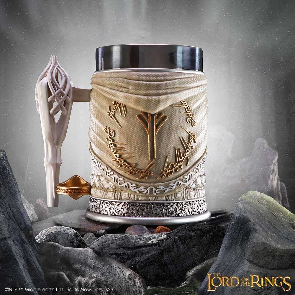 NEMESIS NOW THE LORD OF THE RINGS GANDALF THE WHITE TANKARD