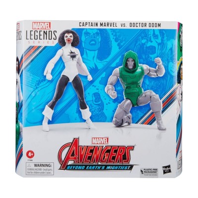 HASBRO MARVEL LEGENDS CAPTAIN MARVEL VS DOCTOR DOOM ACTION FIGURE