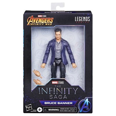 HASBRO MARVEL LEGENDS THE INFINITY SAGA BRUCE BANNER ACTION FIGURE