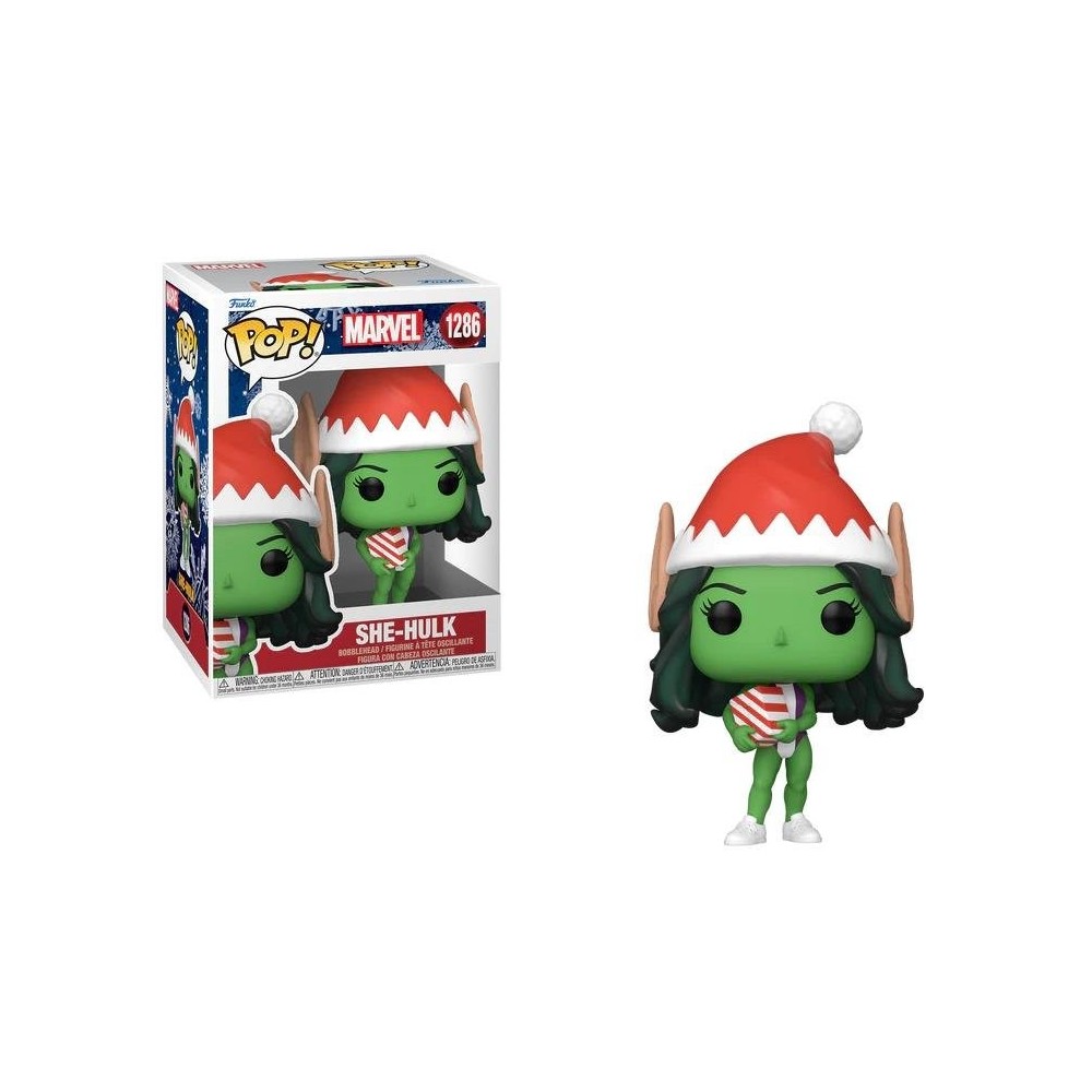 FUNKO FUNKO POP! MARVEL SHE-HULK HOLIDAY SPECIAL BOBBLE HEAD KNOCKER FIGURE