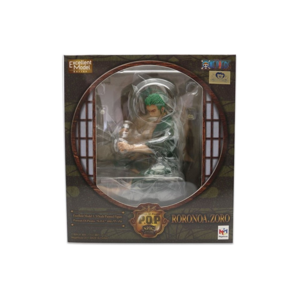 ONE PIECE P.O.P. S.O.C. ZORO EXCELLENT MODEL STATUA 1/8 FIGURE MEGAHOUSE