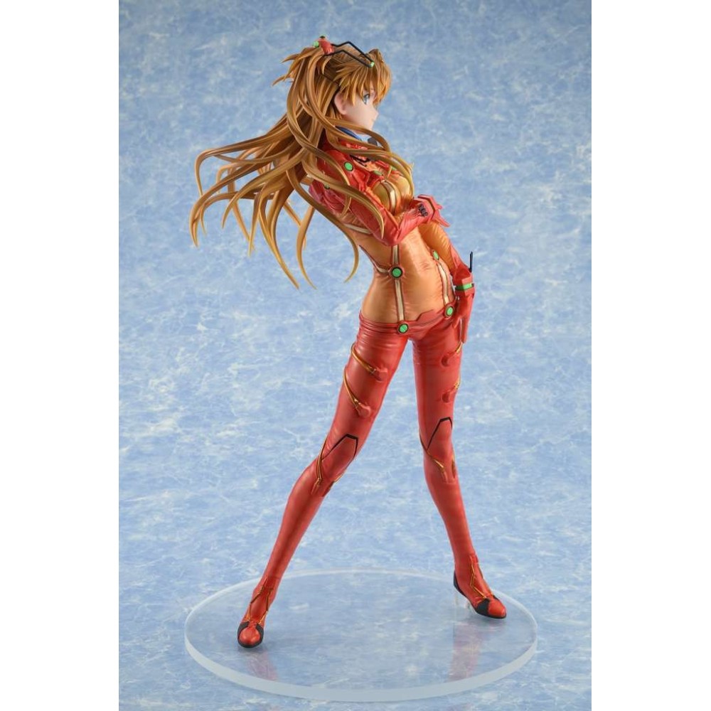 BELLFINE EVANGELION ASUKA LANGLEY TEST PLUGSUIT STATUE FIGURE