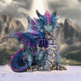 NEMESIS NOW ORB HOARD BLUE DRAGON FIGURINE