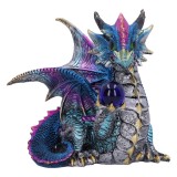 NEMESIS NOW ORB HOARD BLUE DRAGON FIGURINE