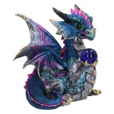 NEMESIS NOW ORB HOARD BLUE DRAGON FIGURINE